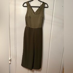 Banana Republic Two-Tone Green Jumpsuit